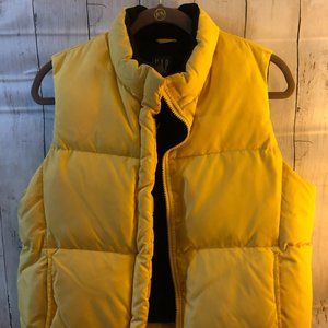 GAP Yellow Puffy Vest
